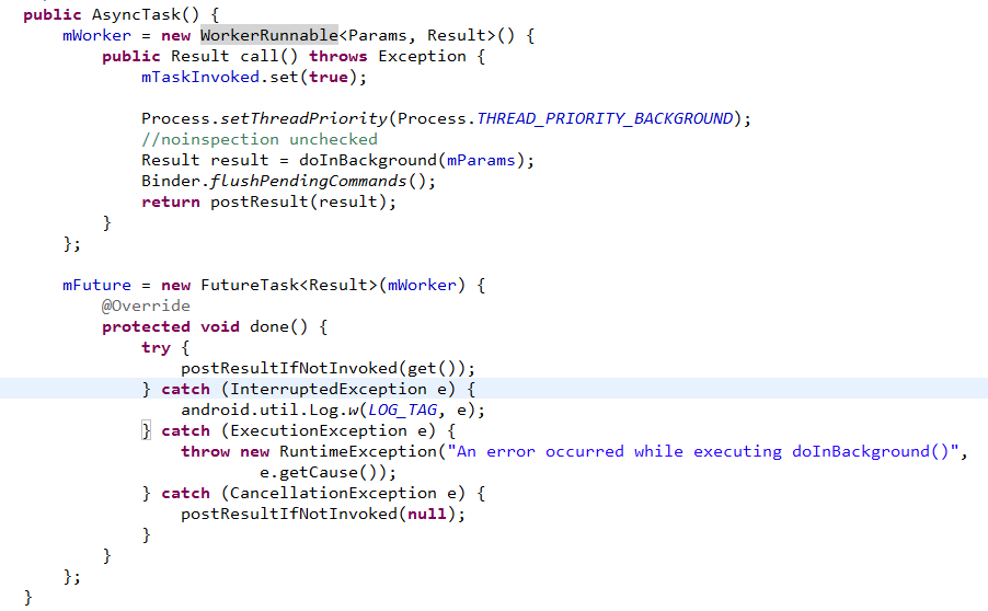 AsyncTask源码分析