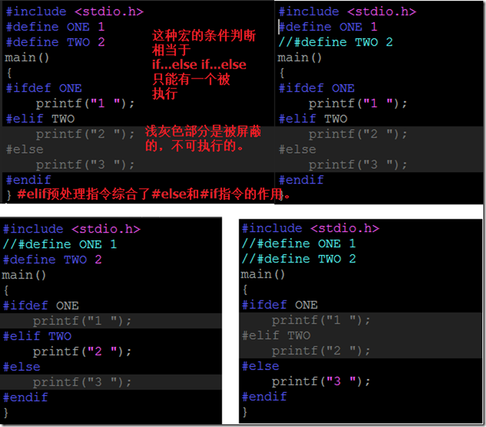 C/C++预处理指令#define,#ifdef,#ifndef,#endif…