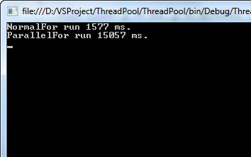 5天玩转C#并行和多线程编程 —— 第一天 认识Parallel