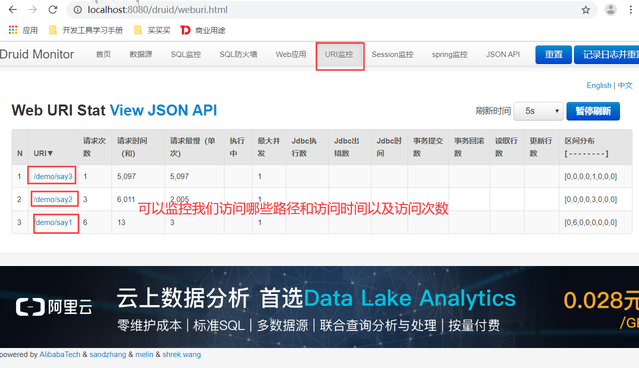 springboot集成druid、mybatis以及pagehelper