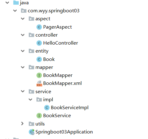 springboot集成druid、mybatis以及pagehelper