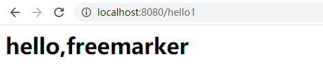 springboot集成freemarker