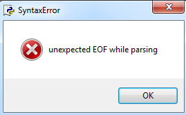 Python 3基础教程12-常见的错误
