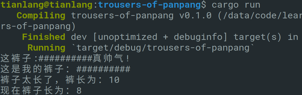 学习新时代编程语言Rust-13裤子太长了