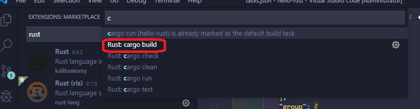 [易学易懂系列|rustlang语言|零基础|快速入门|（2）|VSCODE配置]