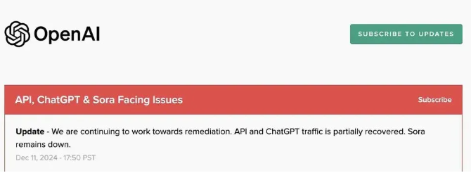 故障复盘 – 2024.12.11 OpenAI全球服务宕机复盘:技术架构的脆弱性与教训