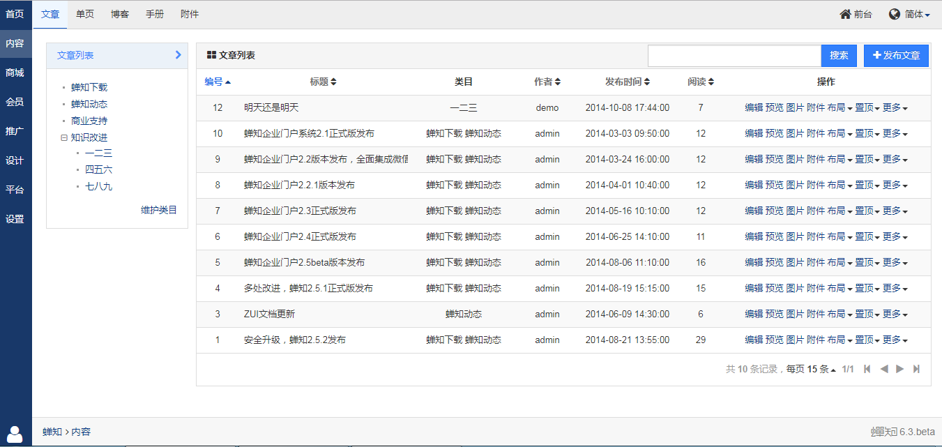 蝉知开源版 6.3.beta 发布，升级框架增强程序安全