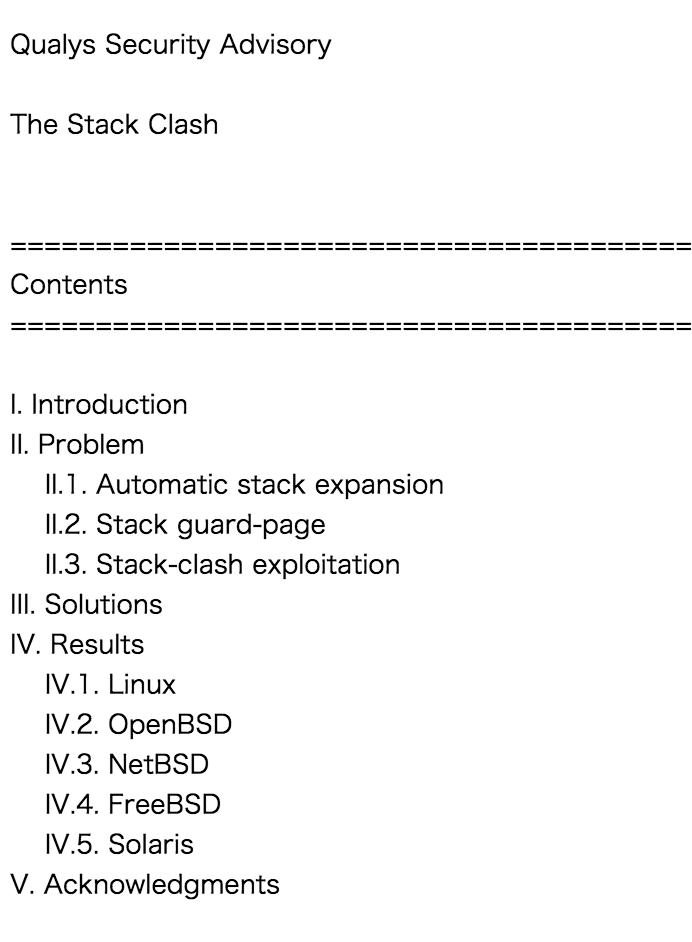 Stack Clash 漏洞正粉碎 Linux 防御危及 root 权限