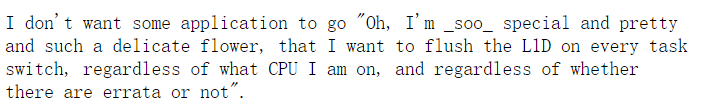 又说骚话,Linus 再次严辞拒绝 Intel CPU 漏洞补丁